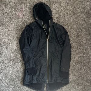 Mondetta Black Hooded Raincoat